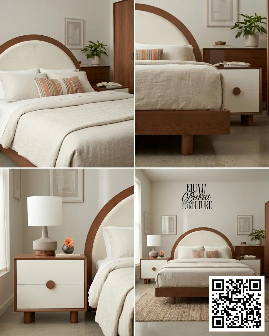 Phoebe Upholstered Platform Bed view 2