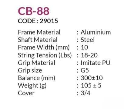 COSCO CB-88 Badminton Racket view 3