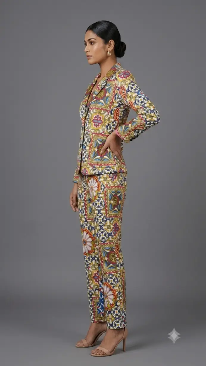 M Colorful Blazer Set view 2