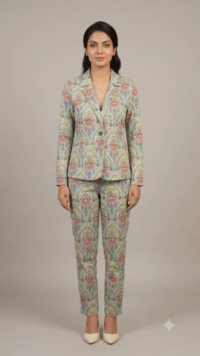 L 775 Blazer Set by Shri Ganesh Creation