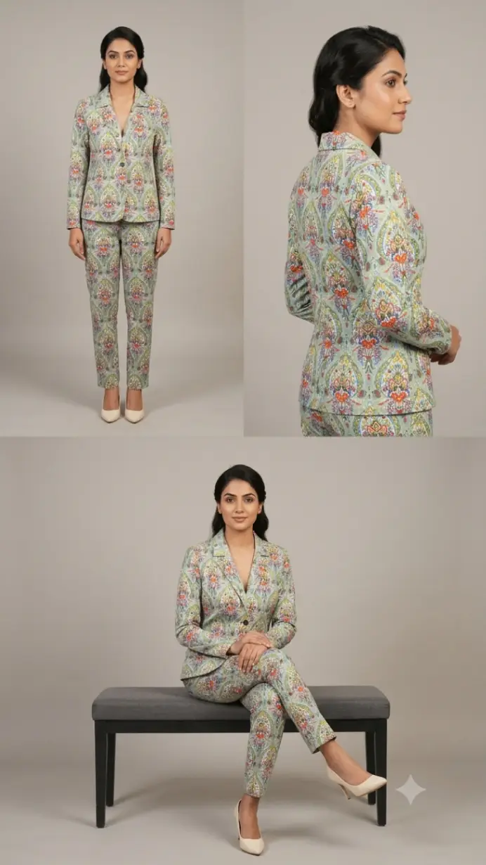 L 775 Blazer Set by Shri Ganesh Creation view 2