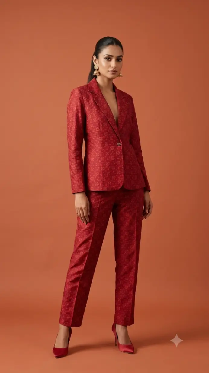 Floral Blazer Set by Shri Ganesh Creation