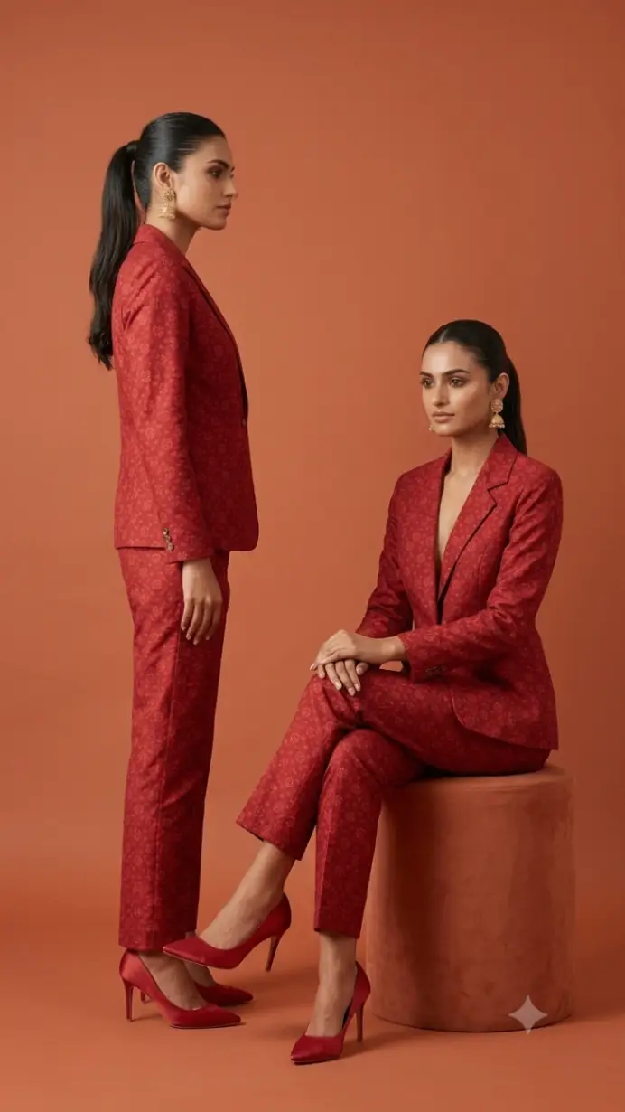 Floral Blazer Set by Shri Ganesh Creation view 2