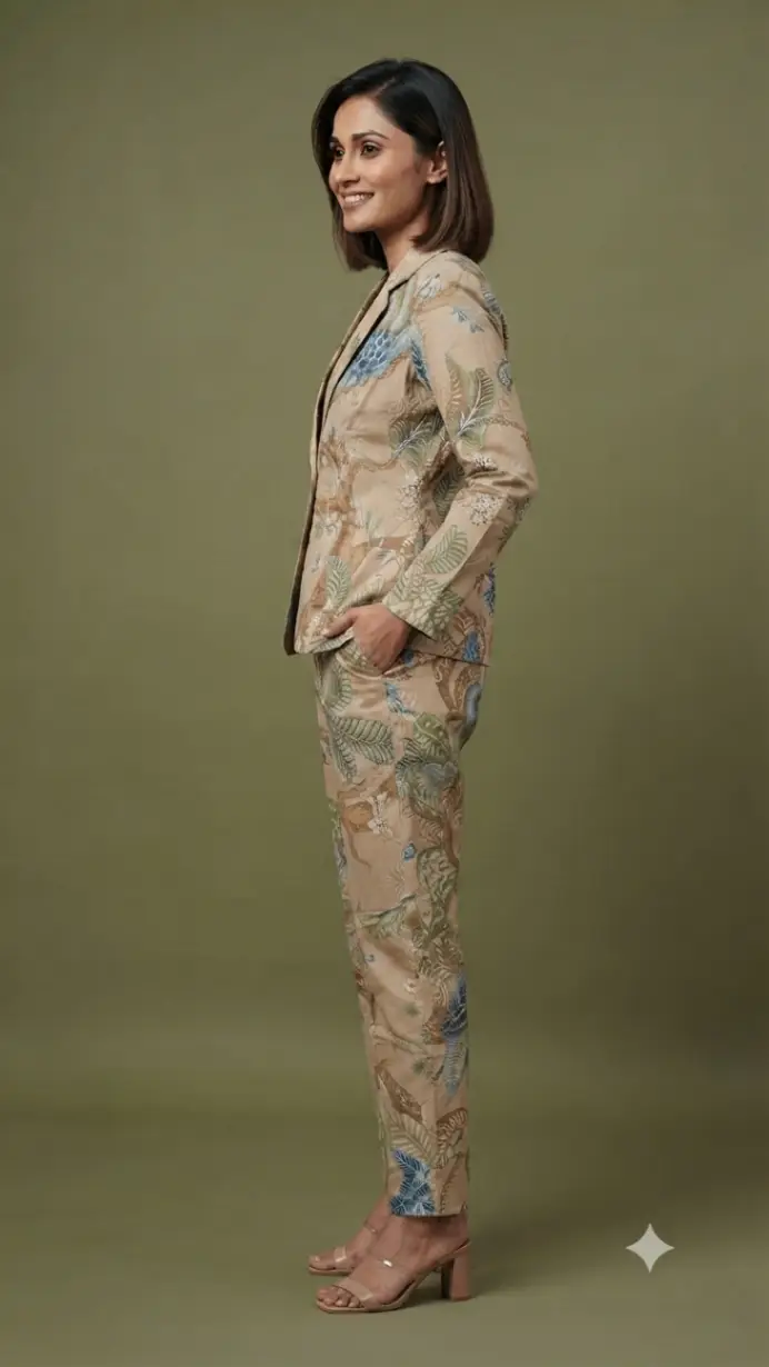 Floral 775 Blazer Set view 2