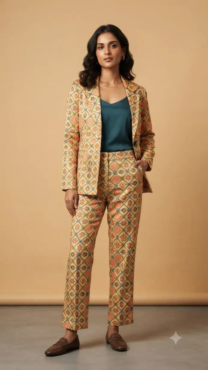 XXL silk blaze 775 Blazer Set