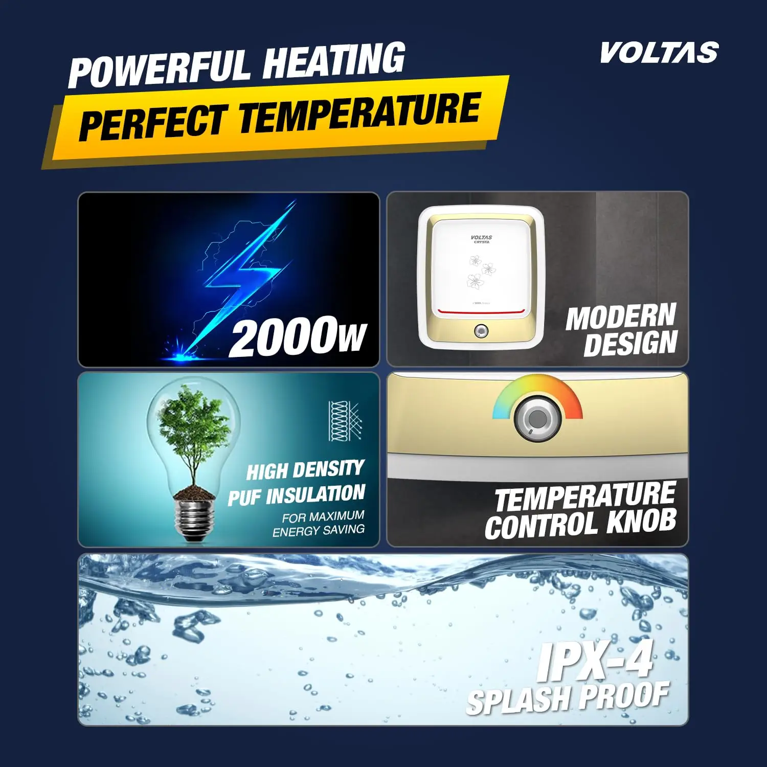 Voltas Crysta Water Heater view 4