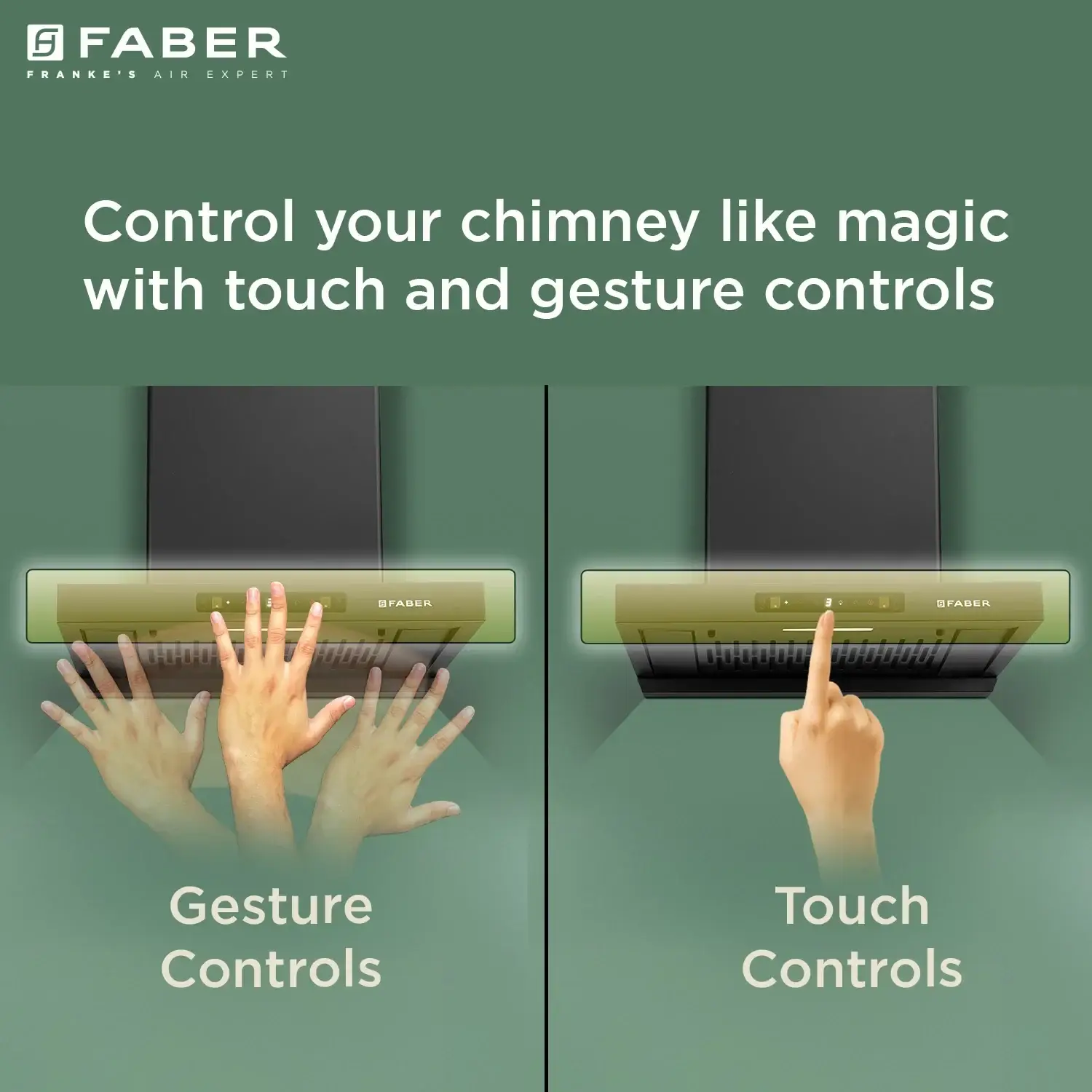 Faber Hood Charm IND HC SC FL BK 60 BLDC Chimney view 7