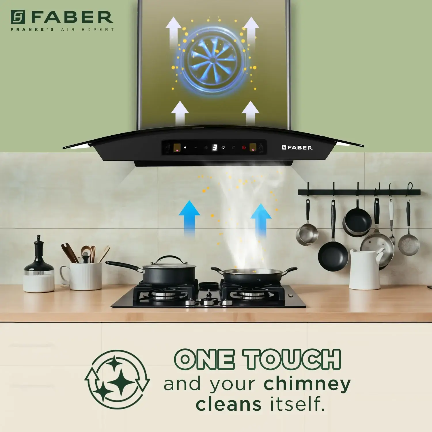 Faber Hood Zeal BLDC HC SC FL BK IN 60 - C Chimney view 8