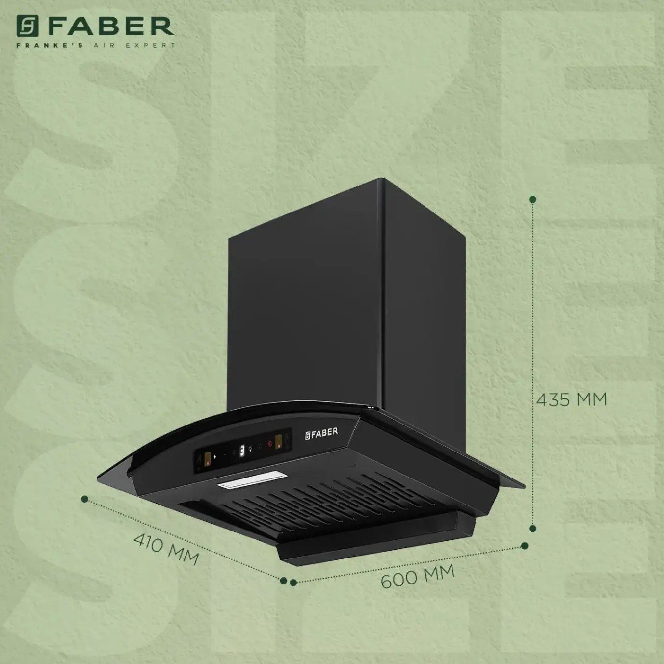 Faber Hood Zeal BLDC HC SC FL BK IN 60 - C Chimney view 10