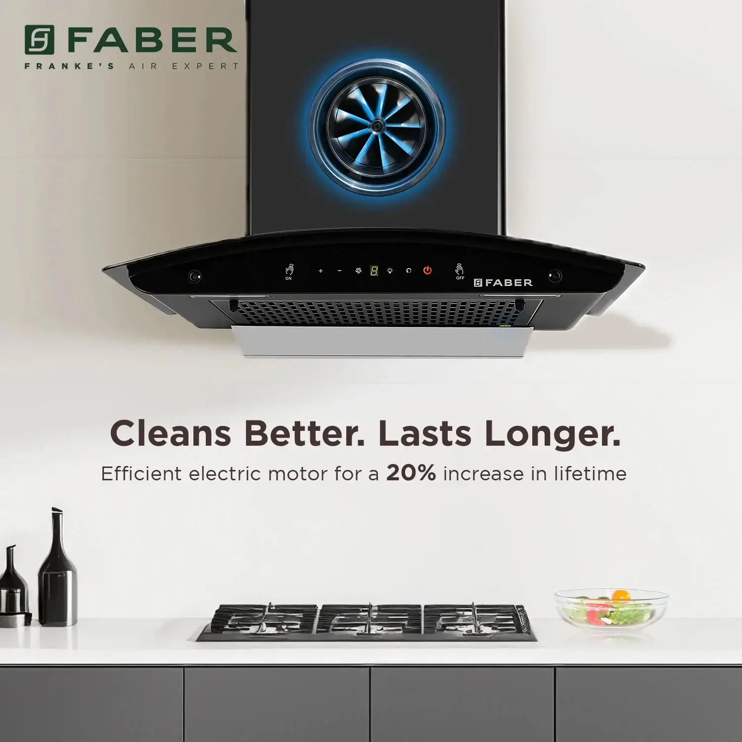 Faber Hood Mystic HC SC FL BK IN 60 Chimney view 7
