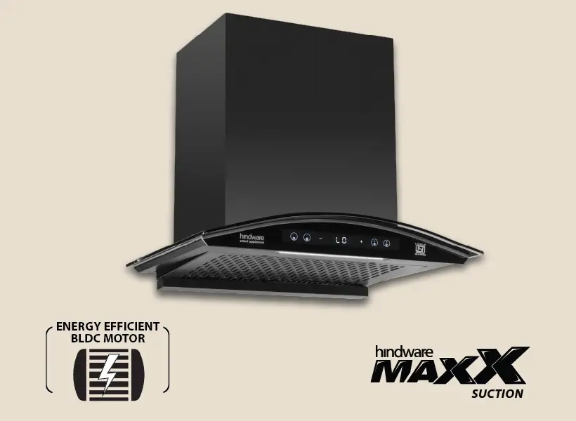 Hindware Divina BLDC 60 Chimney view 5