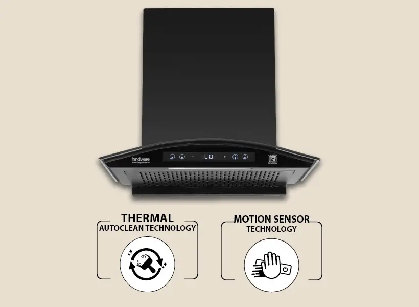 Hindware Divina BLDC 60 Chimney view 6