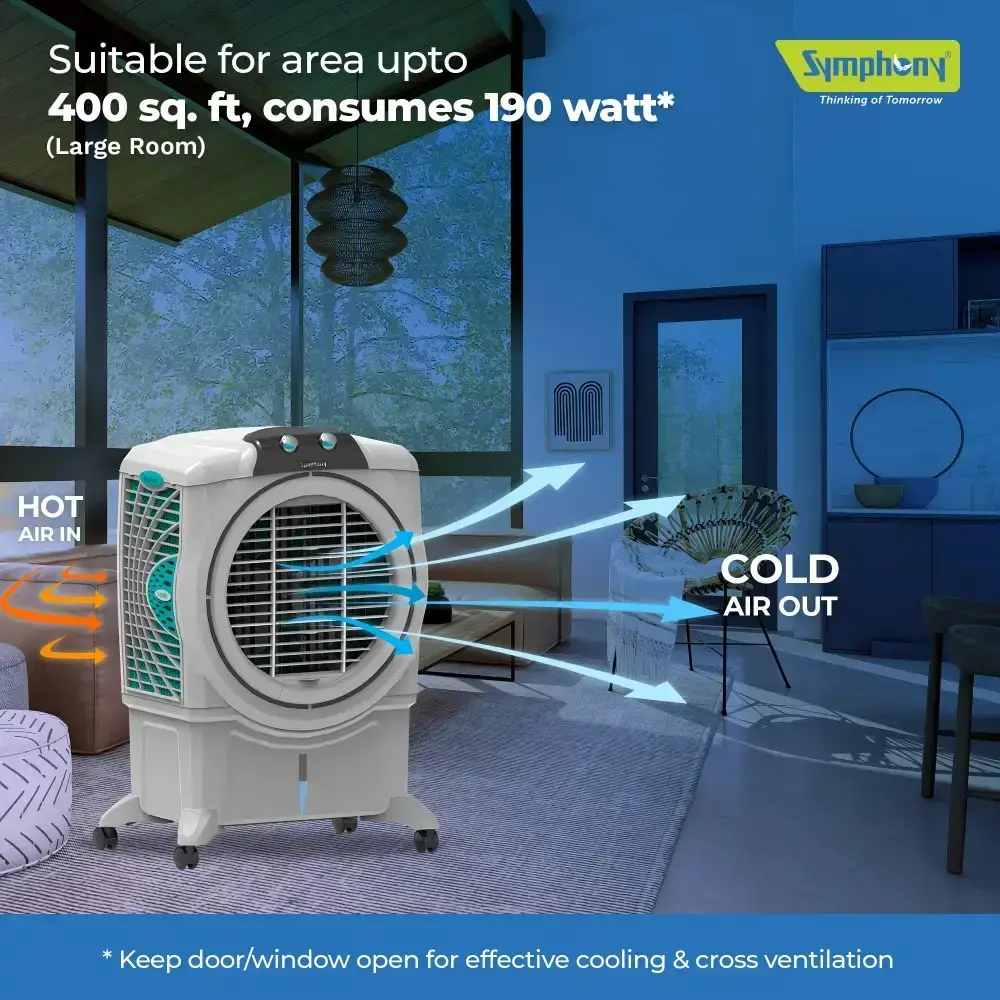 Symphony Sumo 75 XL Desert Air Cooler view 6
