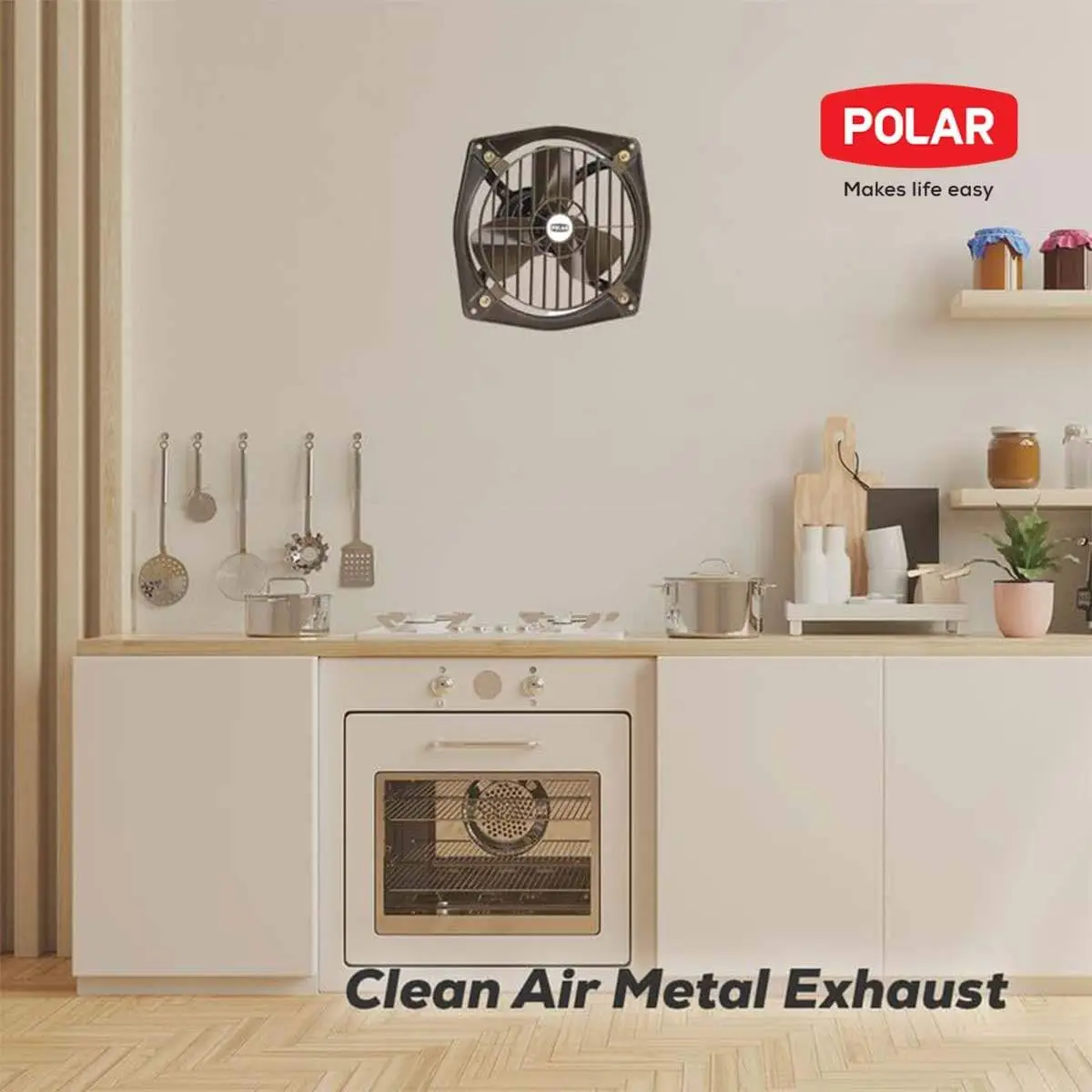 Polar Clean Air Deluxe 230mm Exhaust Fan with Guard view 2