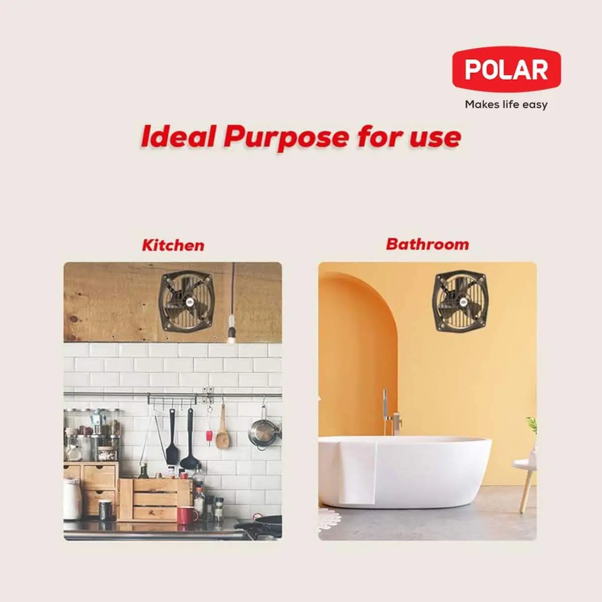 Polar Clean Air Deluxe 230mm Exhaust Fan with Guard view 4