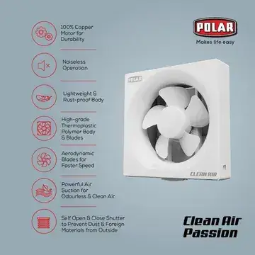 Polar Clean Air Passion 150mm Exhaust Fan view 4