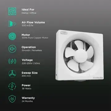 Polar Clean Air Passion 200mm Exhaust Fan view 5