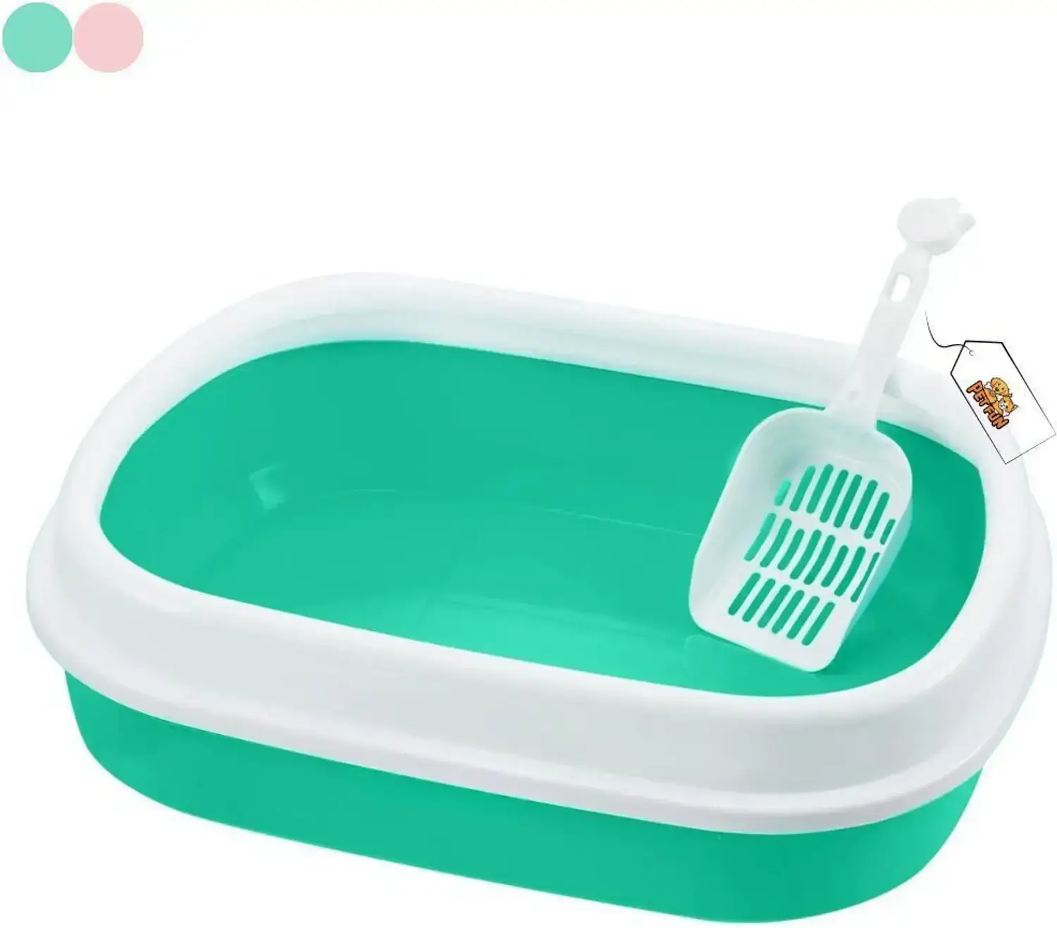 Pet Cat Litter Box with Scoop 25ltr