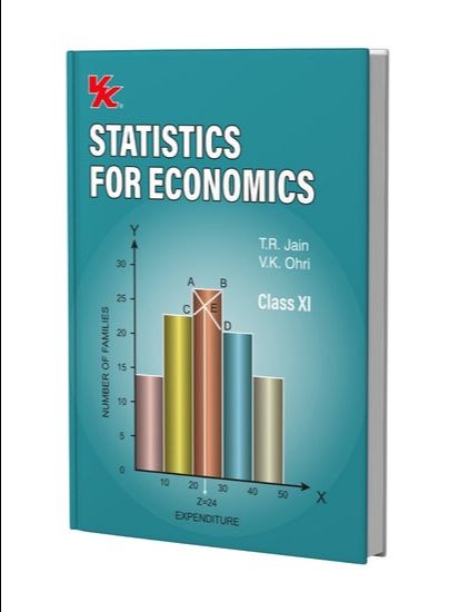 VK Global Statistics for Economics for Class 11 | CBSE (NCERT Solved) | Examination 2025-26 | By TR Jain & VK Ohri | 9789356127739