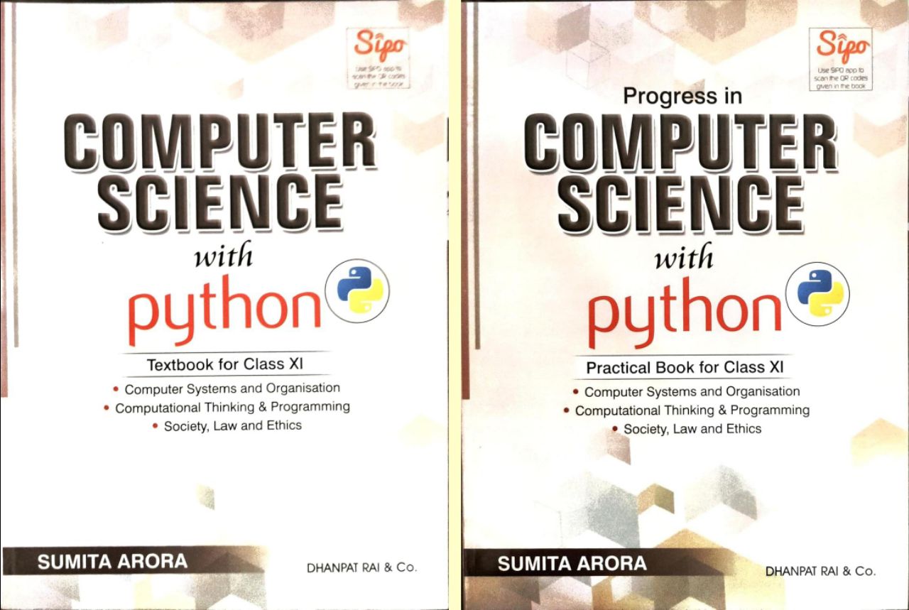 Computer Science with Python Textbook & Practical Book for Class 11 - by Sumita Arora (2026-27 Examination) | 9788177002300