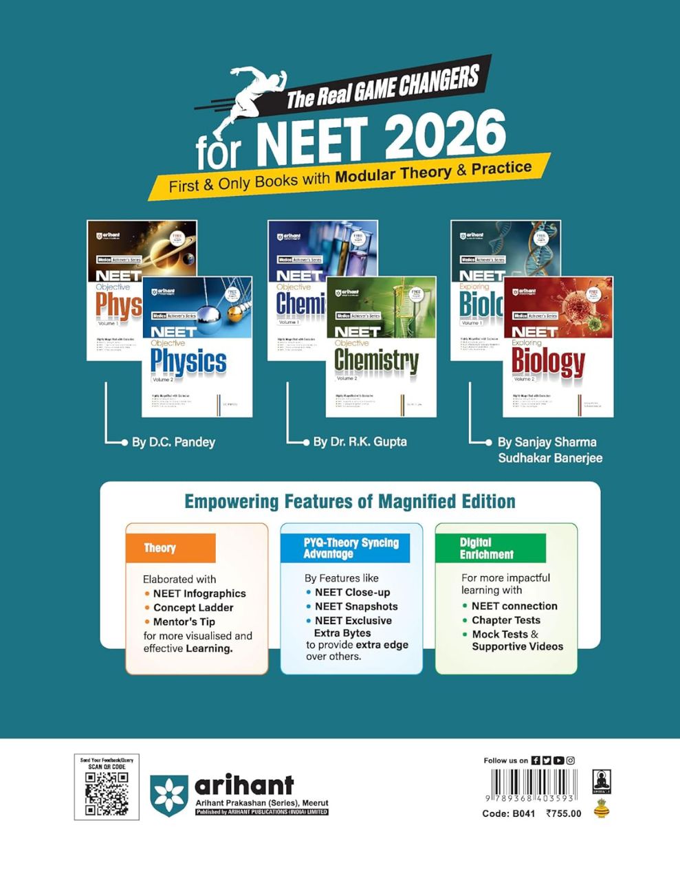 Arihant NEET Objective Biology Volume 1 by Sanjay Sharma & Sudhakar Banerjee | 2025-26 | 9789368403593 view 5