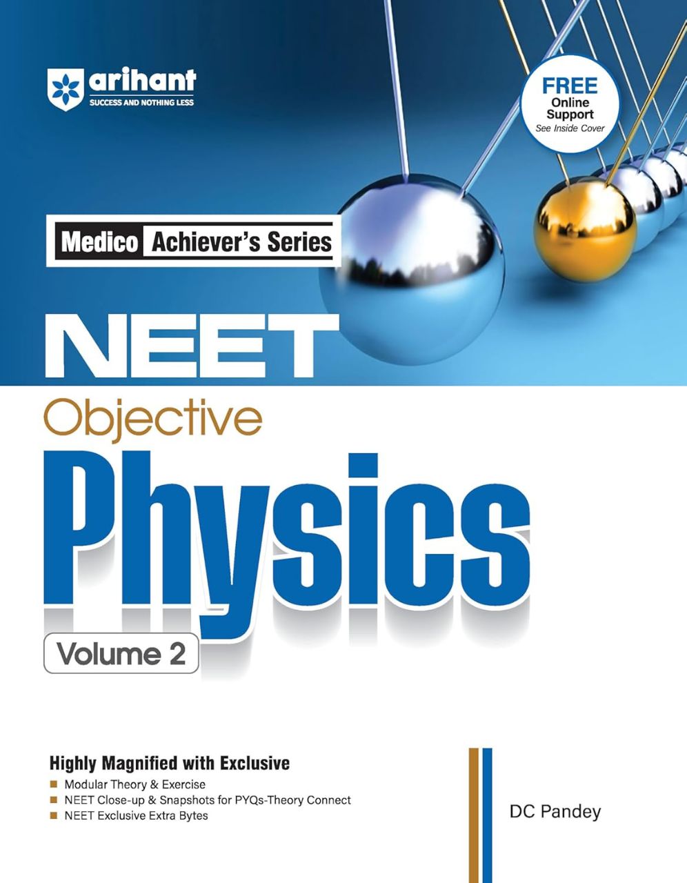 Arihant NEET Objective Physics Volume 2 by D C Pandey | 2025-26 | 9789368402282