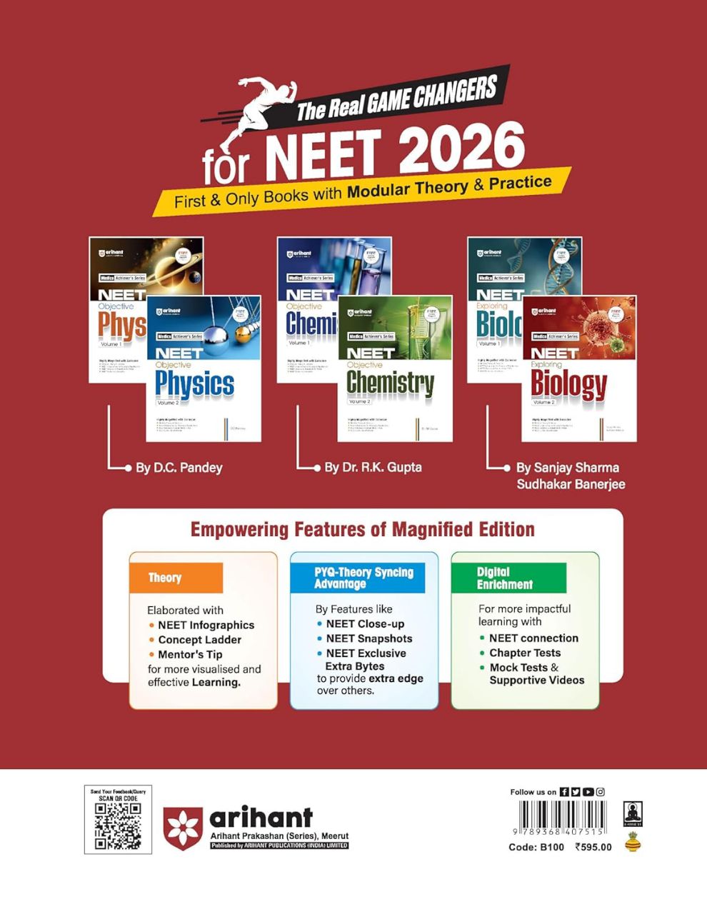 Arihant NEET Objective Biology Volume 2 by Sanjay Sharma & Sudhakar Banerjee | 2025-26 | 9789368407515 view 5