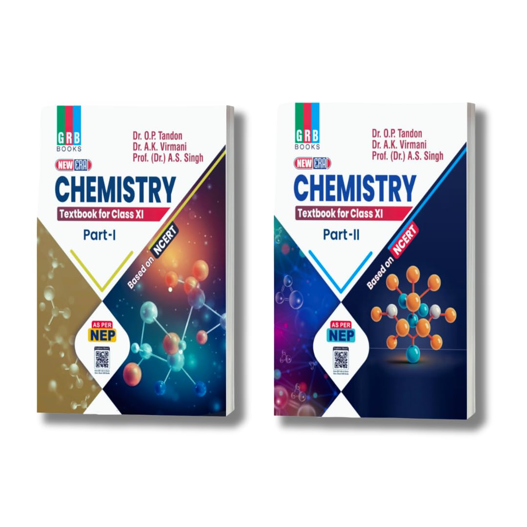 GRB CBSE Class 11 New Era Chemistry Part-I & Part-II | 9789394836853