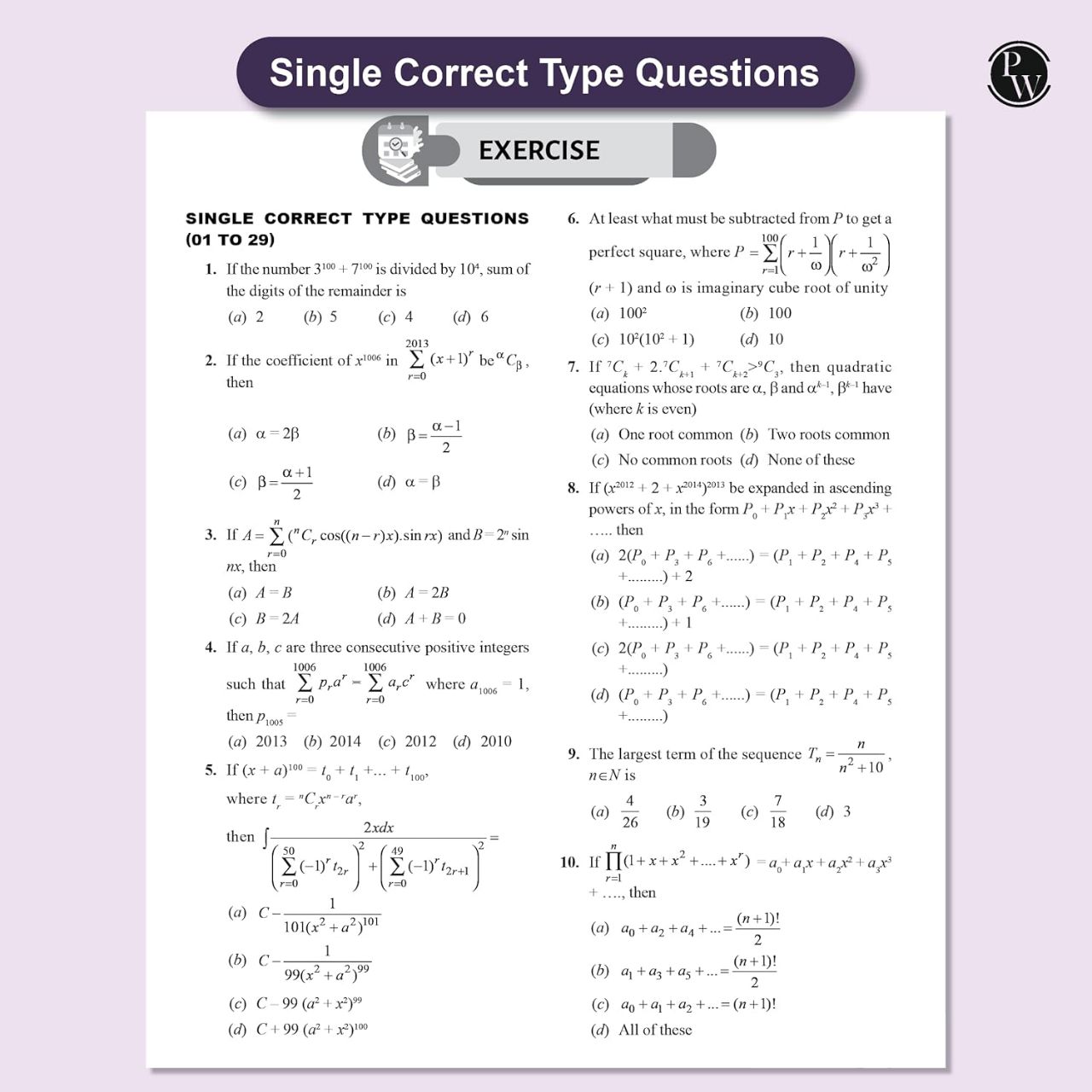 Physics Wallah PW Absolute JEE Advanced Mathematics 2500+ Questions For 2025 Exam | 9789368973454 view 4