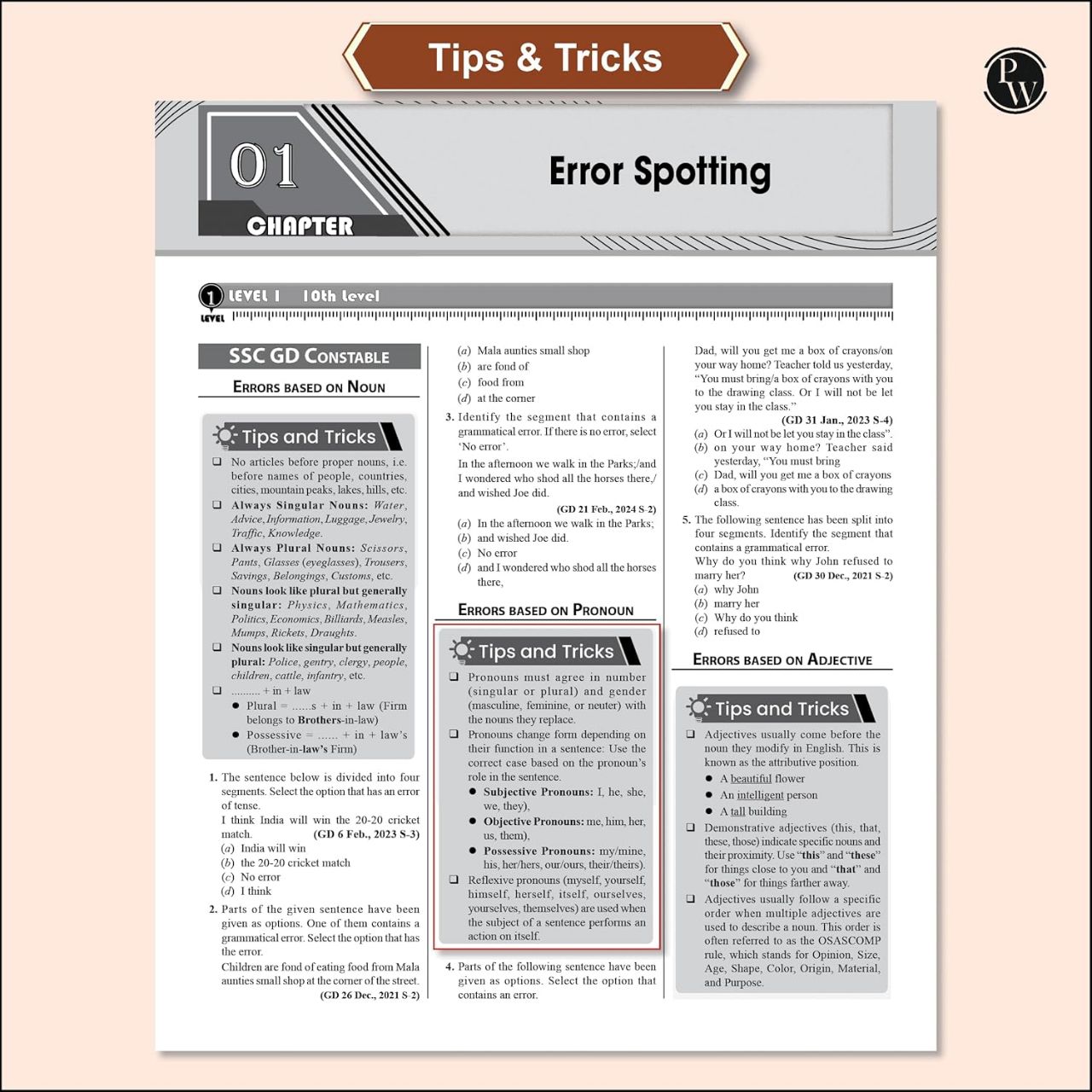 Physics Wallah PW SSC Game Changer English 7300+ TCS MCQ For 2025 SSC Exams | 9789368979661 view 4