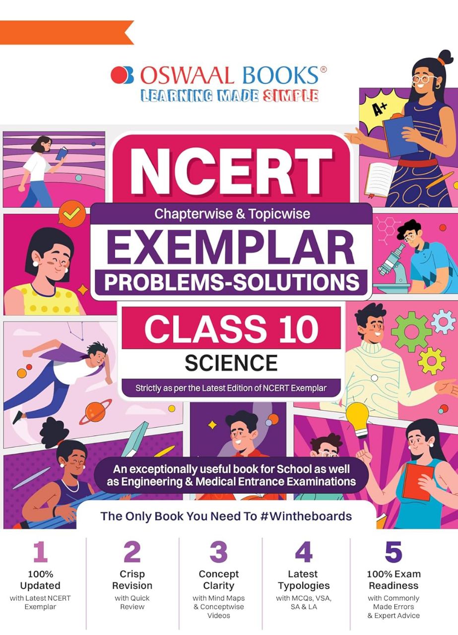 Oswaal CBSE 10 NCERT Exemplar (Problems - Solutions) Science Book | 9789359581286