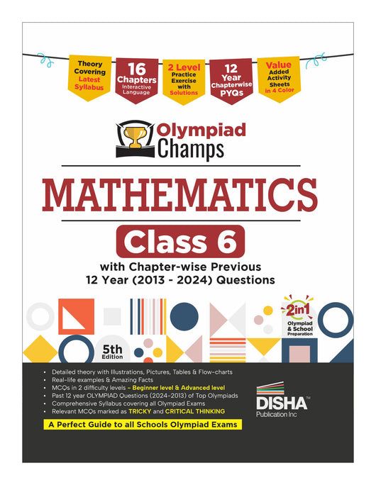 Olympiad Champs Mathematics Class 6 l 9789362256003