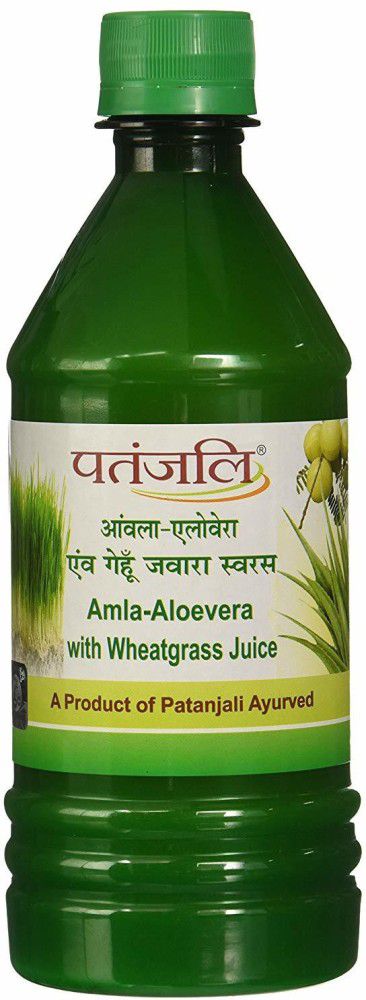 AMLA ALOEVERA JUICE WHEAT GRASS 500 ML view 4