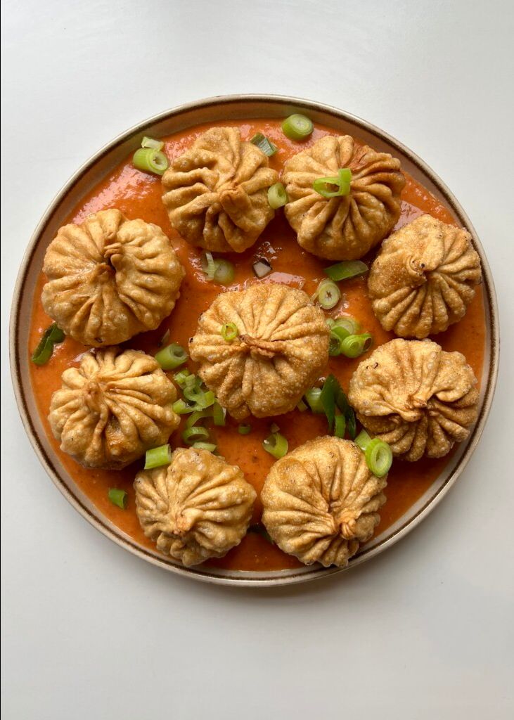 VEG MOMOS FRIED Half
