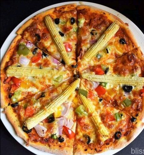 Baby Corn Pizza