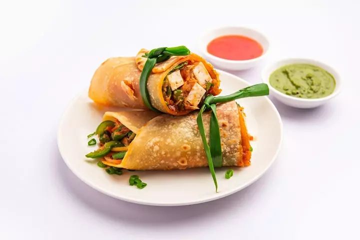 Paneer Thard Roll