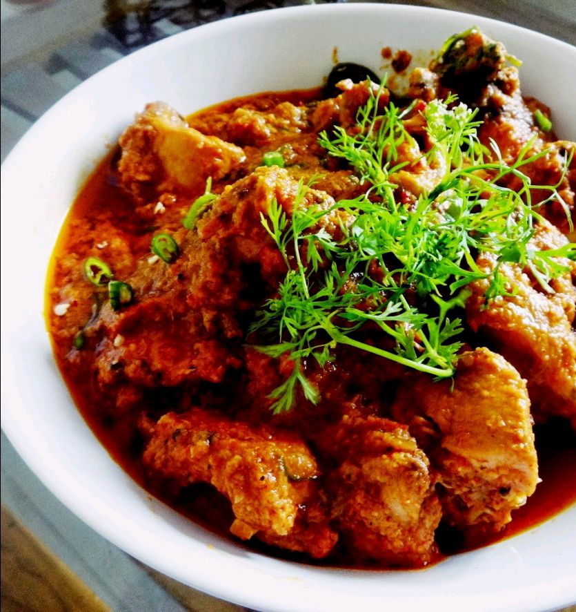 Chicken Kohlapuri, Half