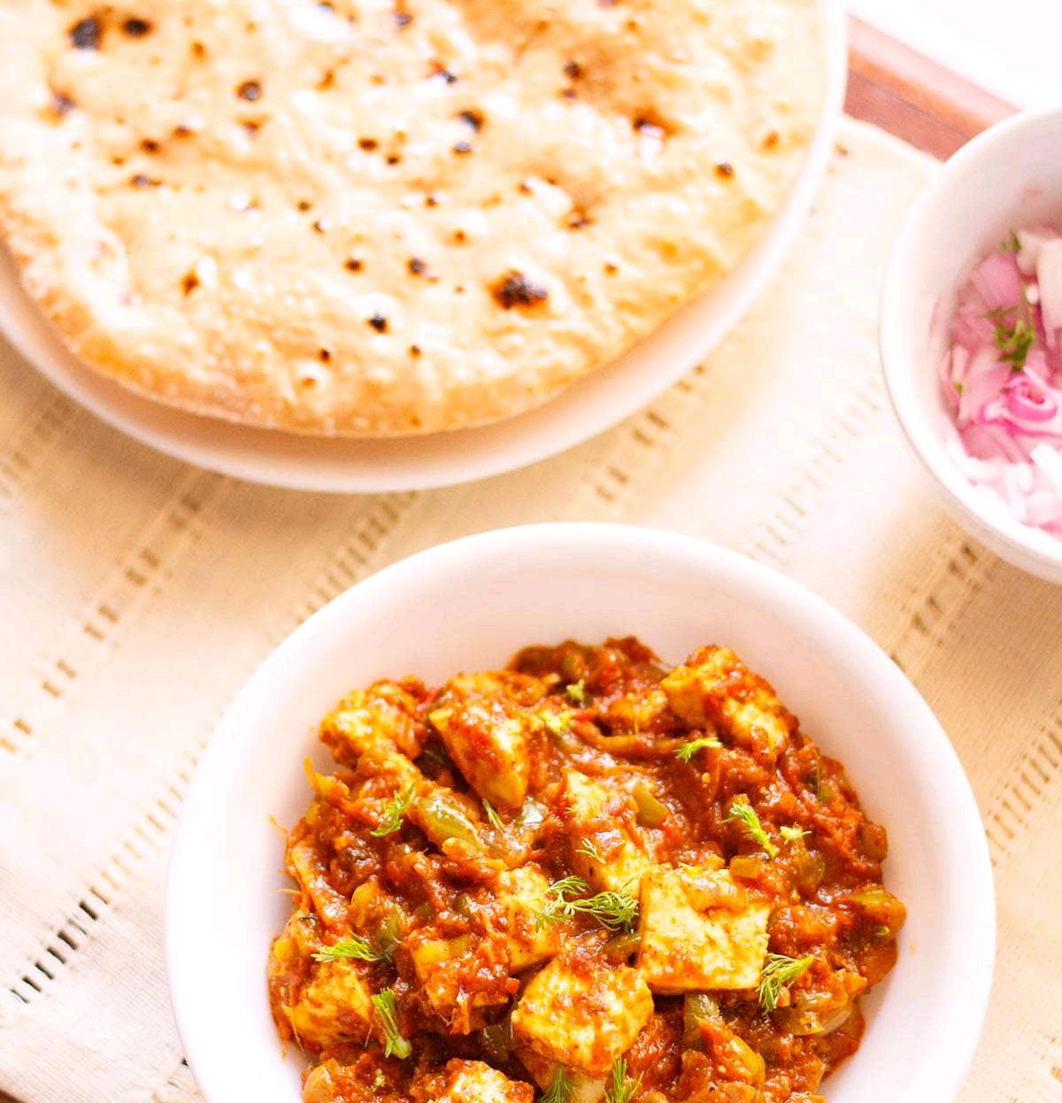 Paneer Chilli, 2 Tawa Roti