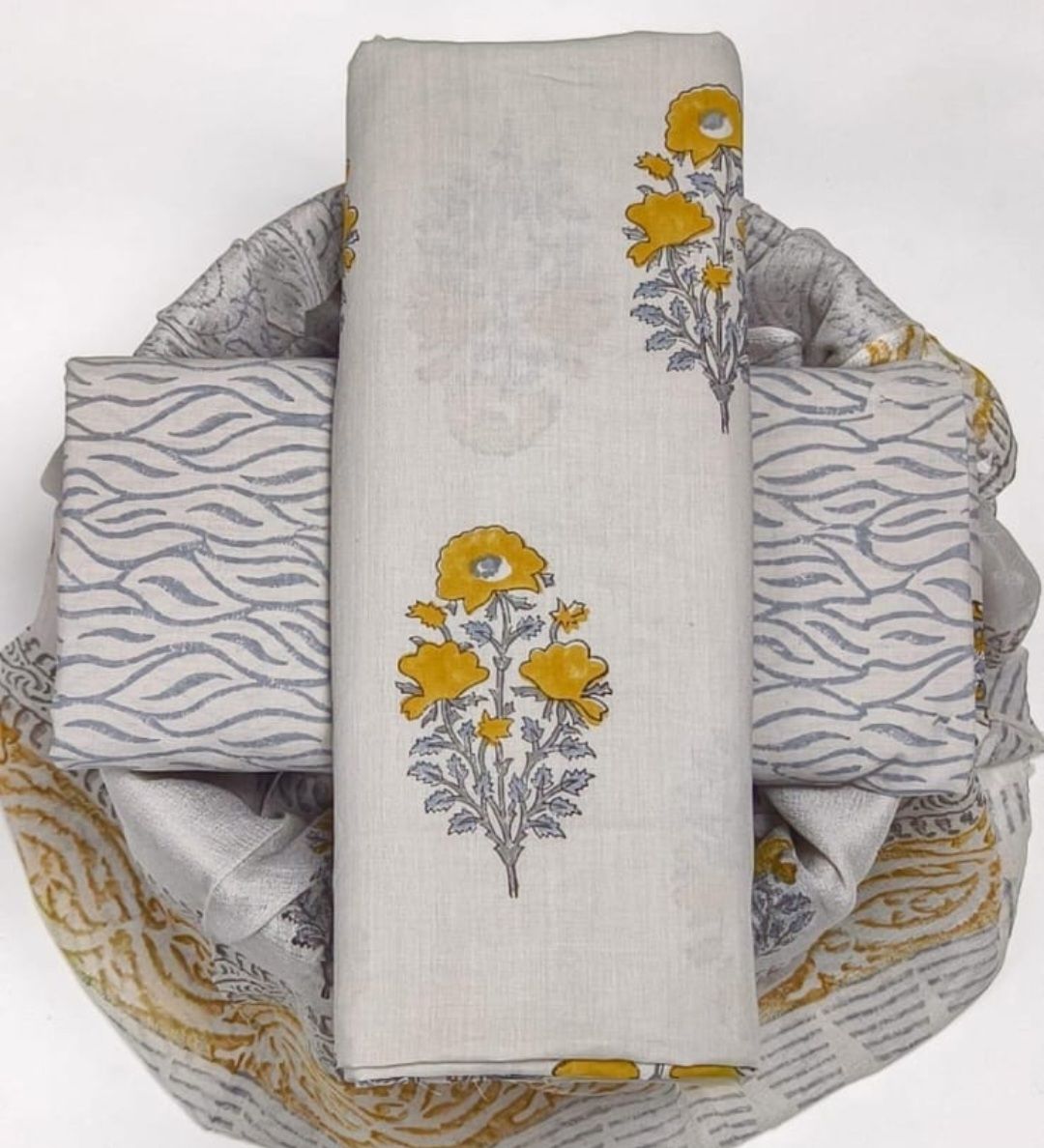 Jaipur Cotton Suits Materials ( Unstiched) view 3