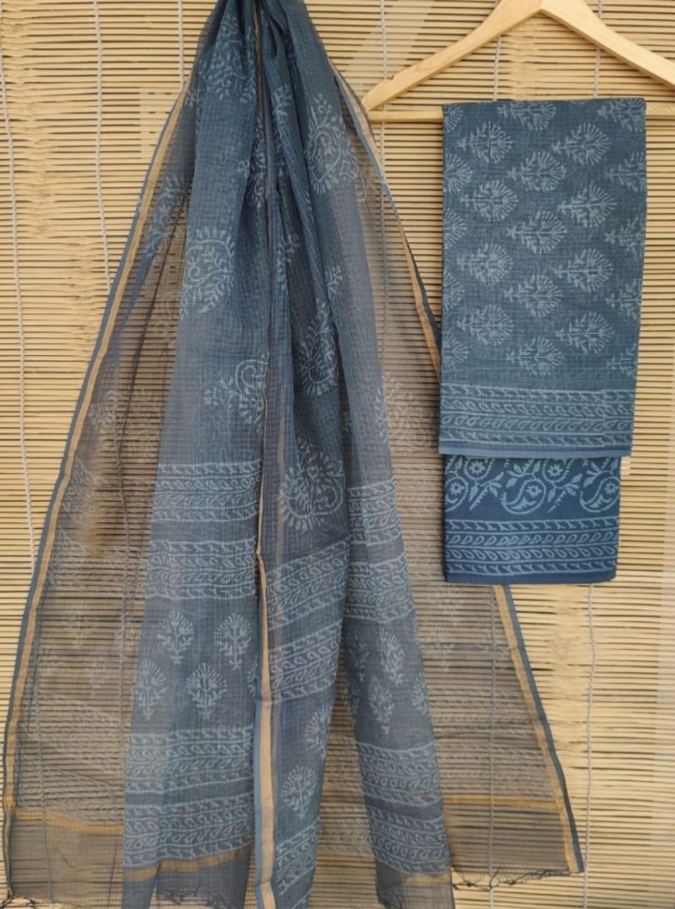 Kota Check cotton Kurti view 2