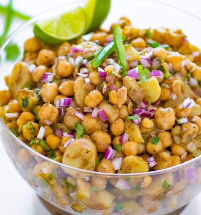 Aaloo Chaat Chana