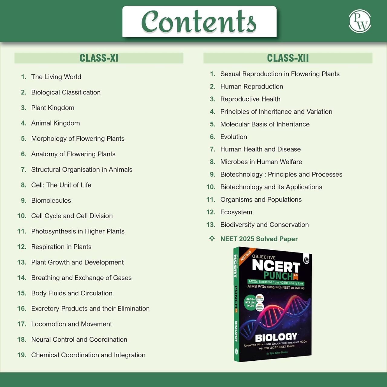 PW Objective NCERT Punch 4.0 Biology For NEET 2026 By Dr. Vipin Kumar Sharma | 9789368978121 view 4