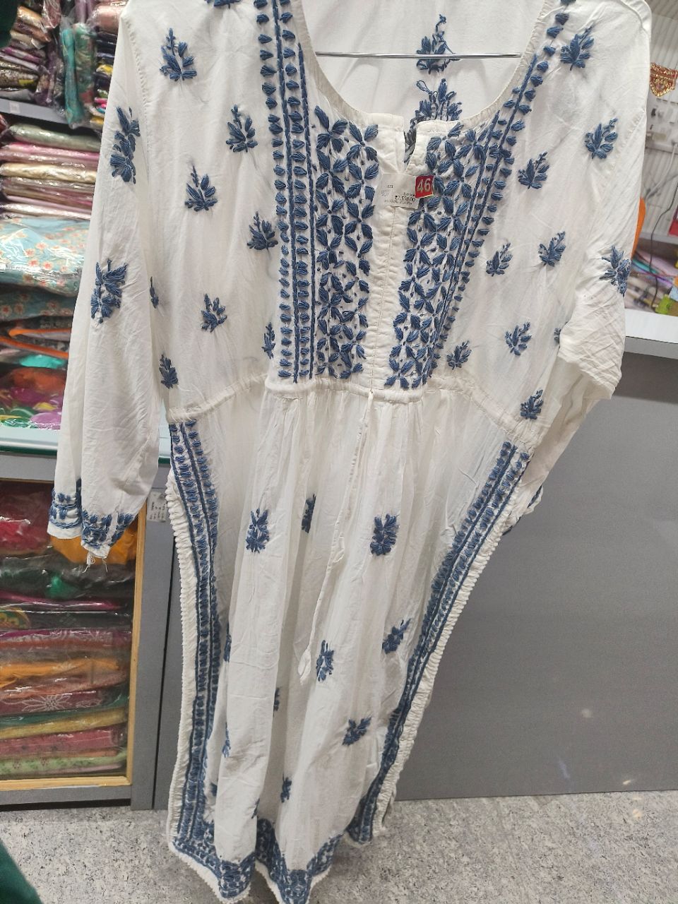 Chikenkari Work Kurtis view 2