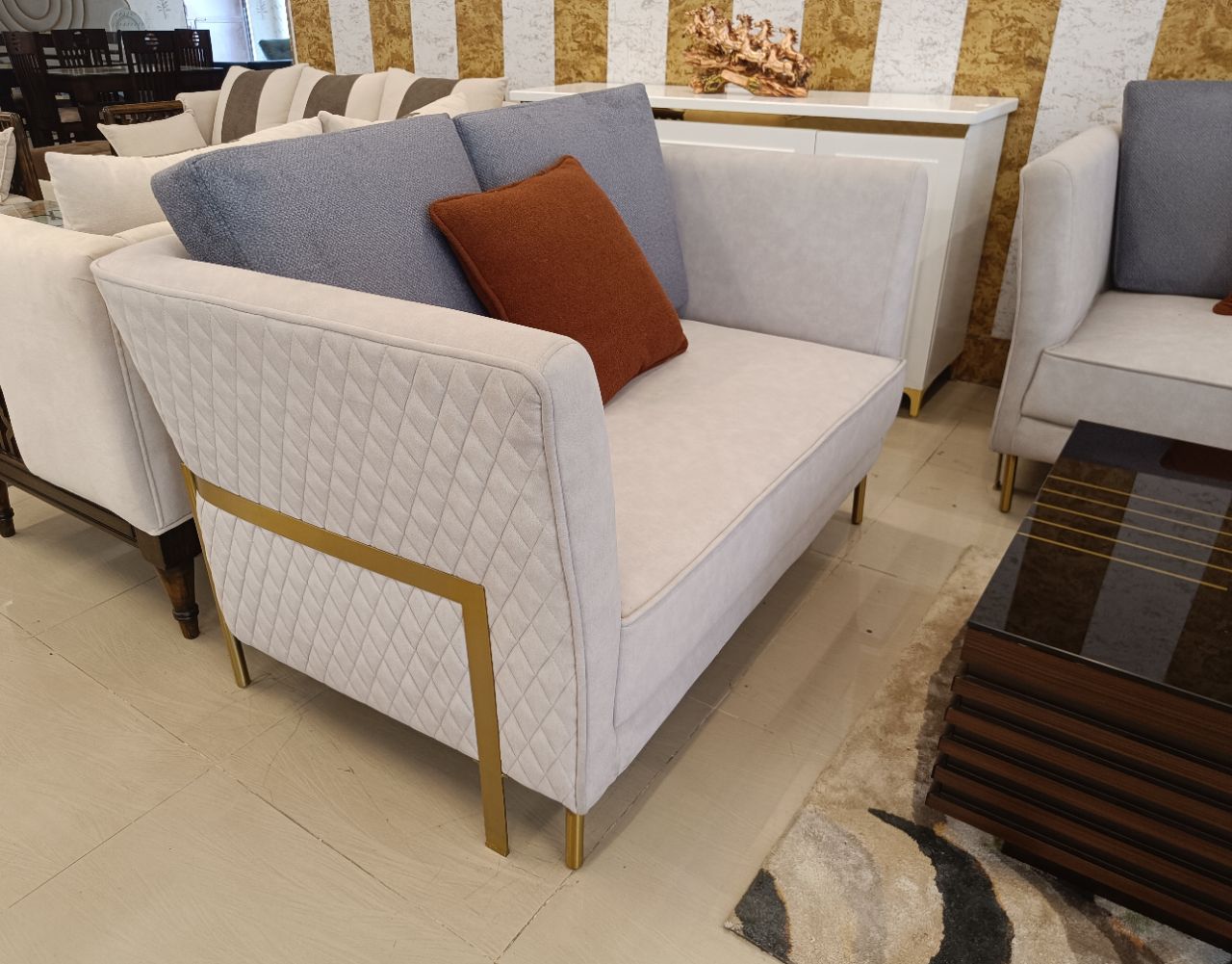 The Ashton Modern Tufted Sofa Set view 3