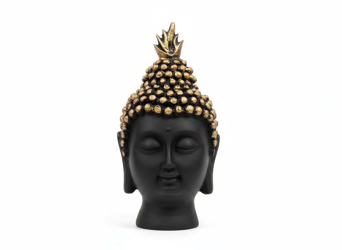 Buddha Head 5" Code:DPLVM140 view 2
