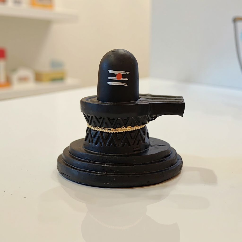 Shiva Lingam and Nandi Statue Set view 3