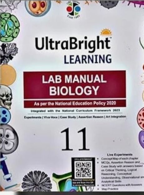 UltraBright Learning Lab Manual Biology for Class 11