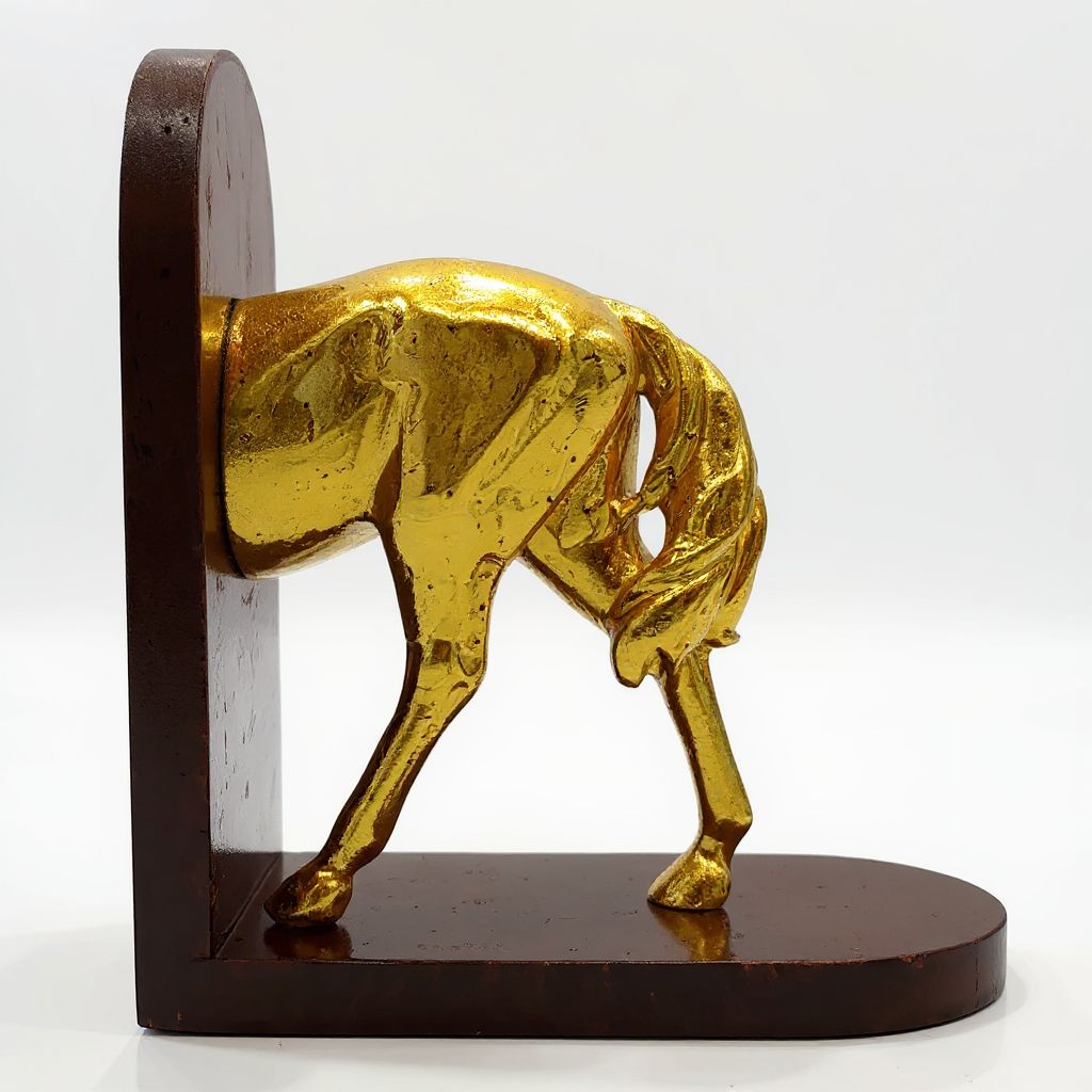 Split Golden Horse 9/16" view 2