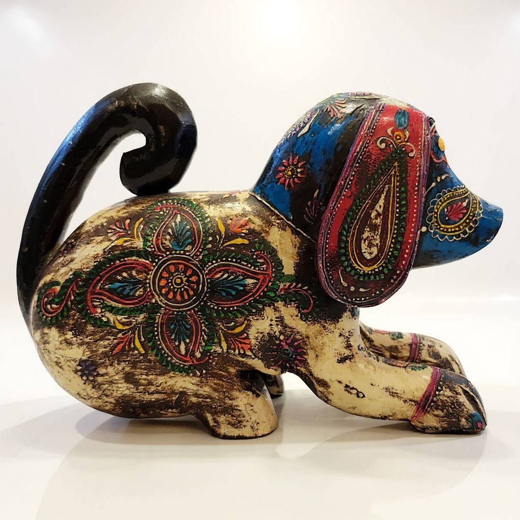 Decorative Painted Puppy 6/9"