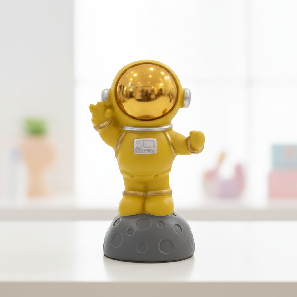 Golden Astronaut 6/3" view 2